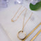 18k Solid Gold Nail Necklace
