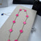 18k YG Pink 10-Clover Necklace