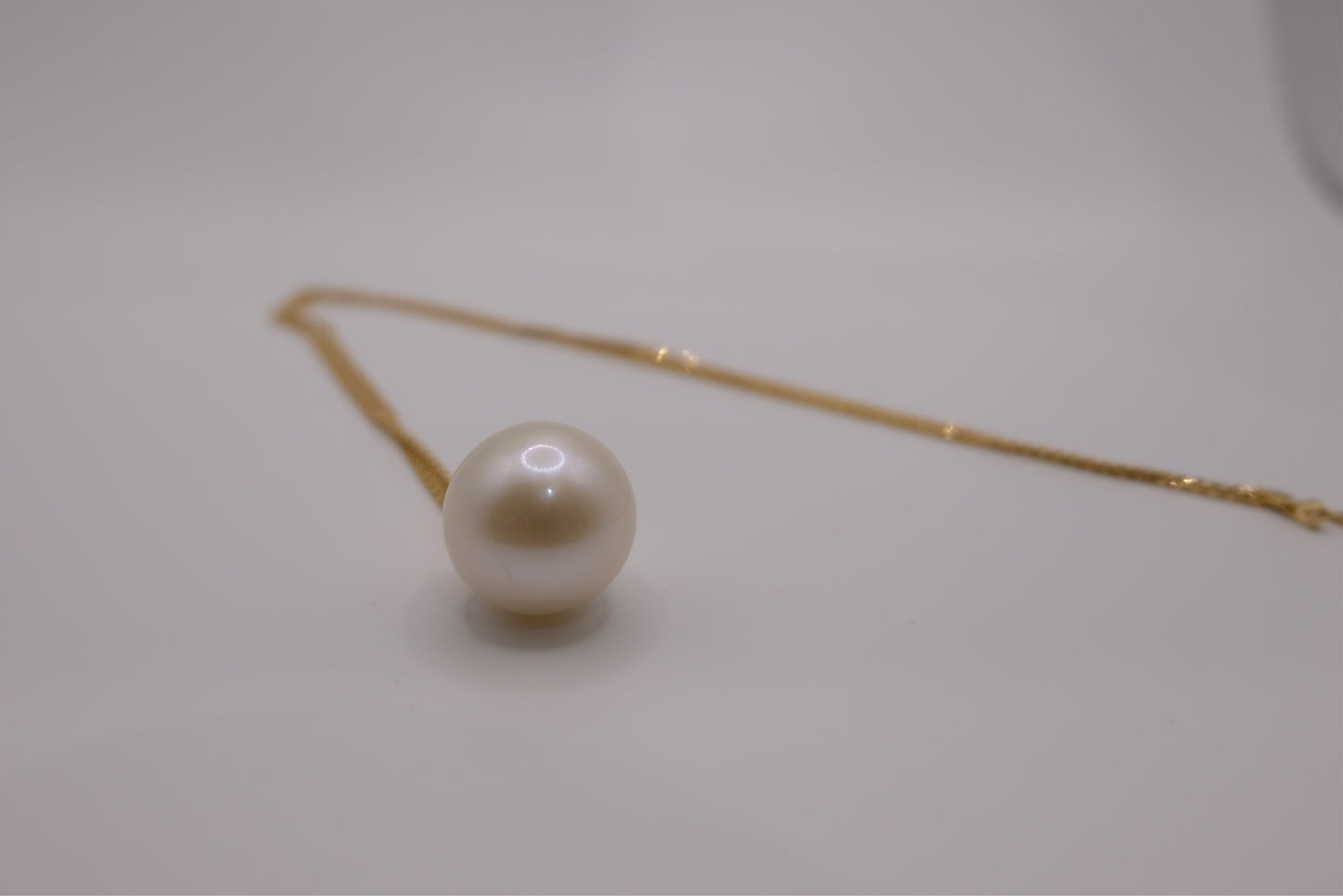 18k Solid Gold South Sea Pearl Necklace