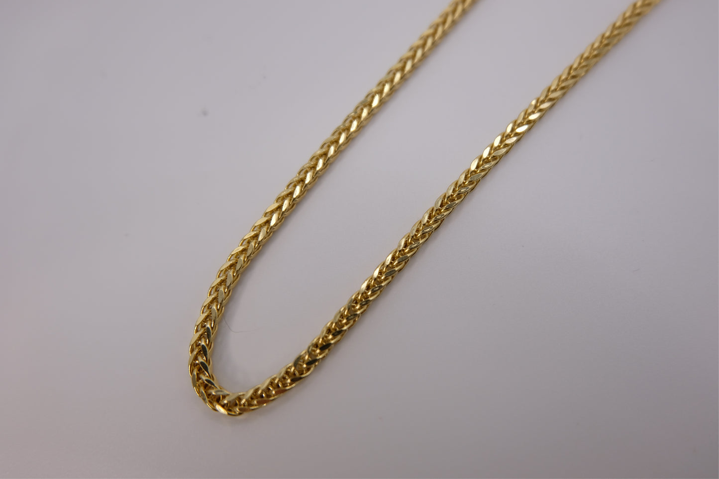 18k Solid Gold Foxtail / Boxchain Necklace