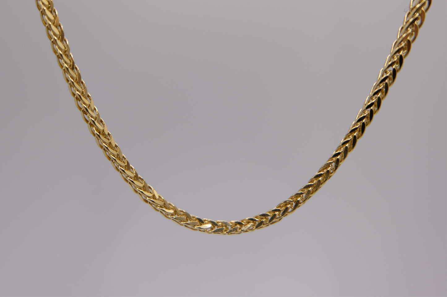 18k Solid Gold Foxtail / Boxchain Necklace