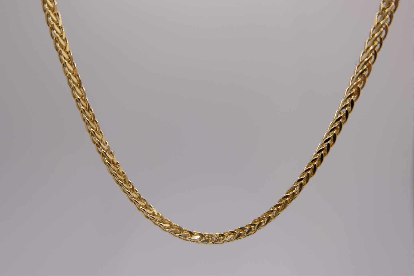 18k Solid Gold Foxtail / Boxchain Necklace